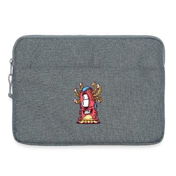 Tentacules de monstre colorés - Sacoche pour ordinateur portable 15 pouces - gris chiné - Devant