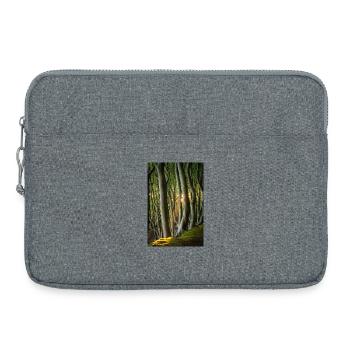 Trees Light of the Sun - Laptop bag 15" - heather grey - Front