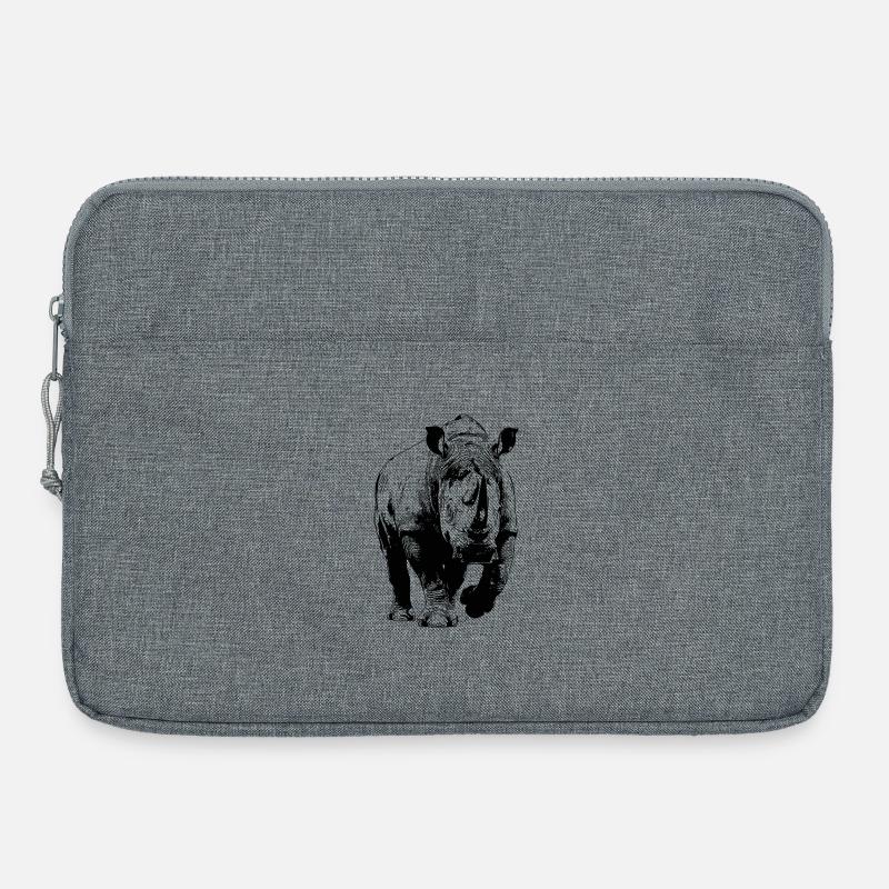 Nashorn - Laptoptasche 15" - Grau meliert