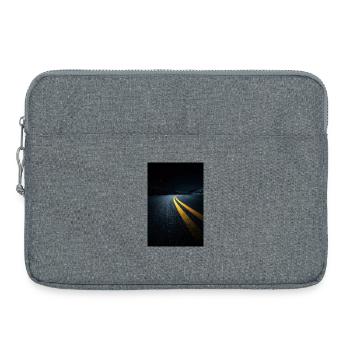 Midnight Highway Perspective - Laptop bag 15" - heather grey - Front