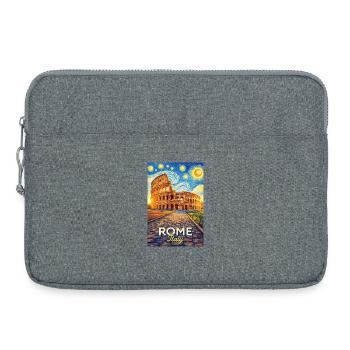Rome, Italy. - Laptop bag 15" - heather grey - Front