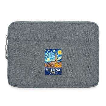 Modène, Italie. - Sacoche pour ordinateur portable 15 pouces - gris chiné - Devant
