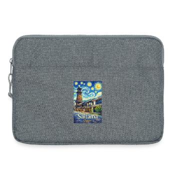 Saitama, Japan - Laptop bag 15" - heather grey - Front