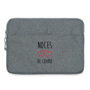 Wedding of Cyprus 6 Years Wedding - Laptop bag 15" - heather grey - Front