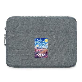 Chiba, Japon - Sacoche pour ordinateur portable 15 pouces - gris chiné - Devant