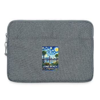 Long Beach California - Laptoptasche 15" - Grau meliert - Vorne