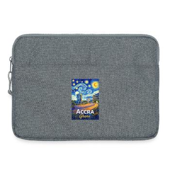 Accra Ghana Starstorm Cityscape - Laptop bag 15" - heather grey - Front