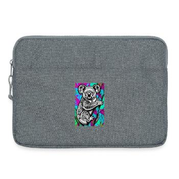 Koala - Laptop bag 15" - heather grey - Front
