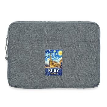 Enterrer l’Angleterre à la manière de la Nuit étoilée - Sacoche pour ordinateur portable 15 pouces - gris chiné - Devant