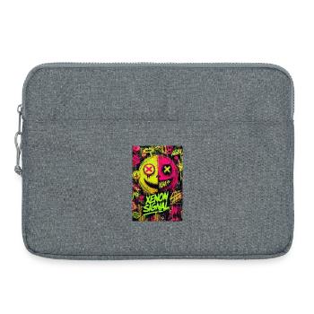 Xenon-Signal-Graffiti - Laptoptasche 15" - Grau meliert - Vorne