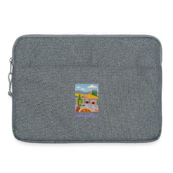 Affiche Toscane Out of Office Italie Vin - Sacoche pour ordinateur portable 15 pouces - gris chiné - Devant