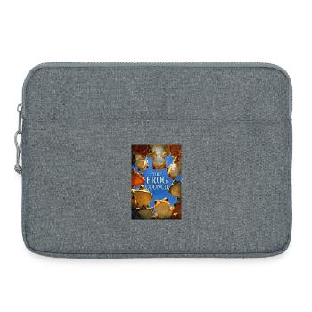 Le Cercle du Conseil des Grenouilles - Sacoche pour ordinateur portable 15 pouces - gris chiné - Devant