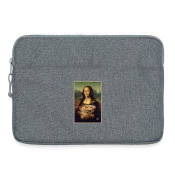 Mona Lisa Verrückter Ramen-Tag - Laptoptasche 15" - Grau meliert - Vorne