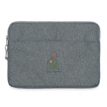 Still Growing Pflanzensilhouette - Laptoptasche 15" - Grau meliert - Vorne