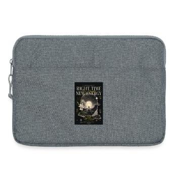 Right Time New Energy - Laptop bag 15" - heather grey - Front