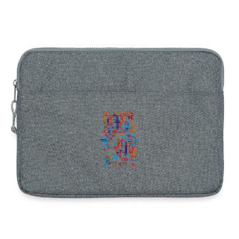 Teppich Abstrakt / Muster - Bauhaus - Laptoptasche 15" - Grau meliert - Vorne