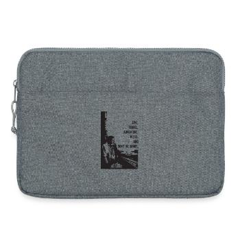 JACK KEROUAC - Laptop bag 15" - heather grey - Front