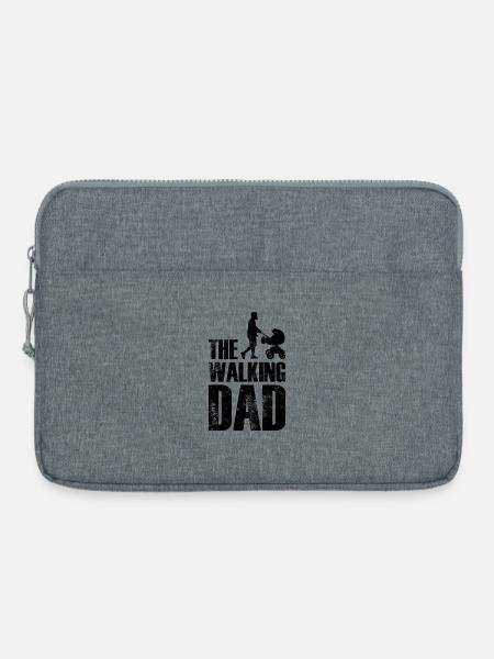 Der wandelnde Vater - Laptoptasche 15" - Grau meliert