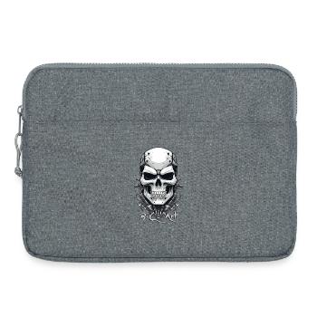 Crâne B.C Art - Sacoche pour ordinateur portable 15 pouces - gris chiné - Devant