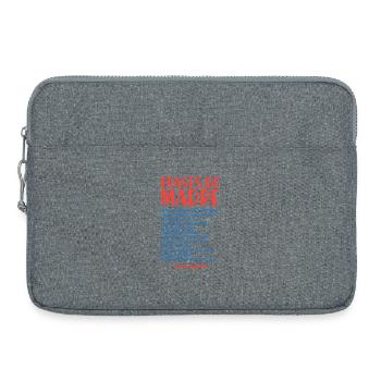 Citations de la mère - Sacoche pour ordinateur portable 15 pouces - gris chiné - Devant