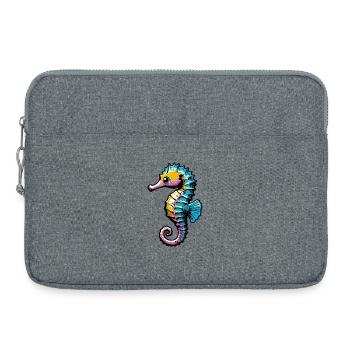 Hippocampe - Sacoche pour ordinateur portable 15 pouces - gris chiné - Devant