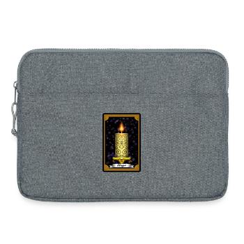 Carte de Tarot "Hope" - Sacoche pour ordinateur portable 15 pouces - gris chiné - Devant