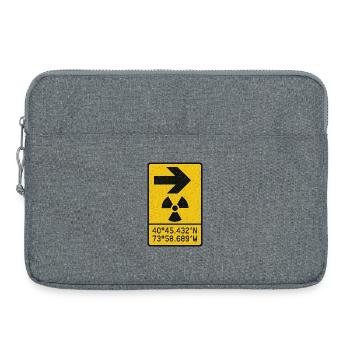 Unterirdisches New Yorker Manhattan - Laptoptasche 15" - Grau meliert - Vorne