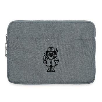 Räuchermann Räuchermännchen Noël - Sacoche pour ordinateur portable 15 pouces - gris chiné - Devant