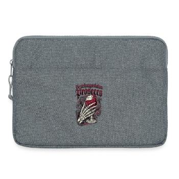 Statut amoureux Prosecco Cadeau humoristique de vin allemand - Sacoche pour ordinateur portable 15 pouces - gris chiné - Devant