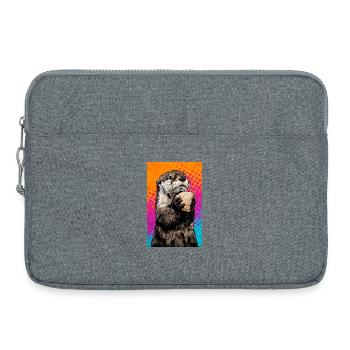 otter - Laptop bag 15" - heather grey - Front