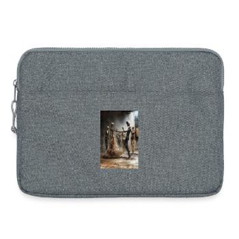 Geistertanz - Laptoptasche 15" - Grau meliert - Vorne