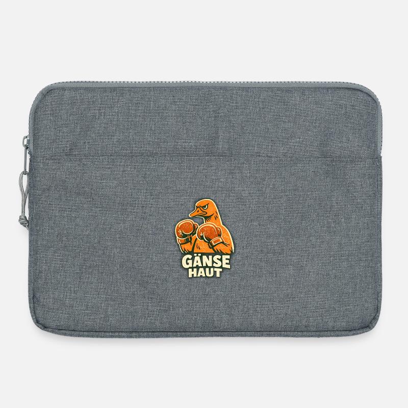 Gans lustige Bilder Gans mein Humor Gänserich Meme - Laptoptasche 15" - Grau meliert