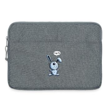 Hug Me Hase - Laptoptasche 15" - Grau meliert - Vorne