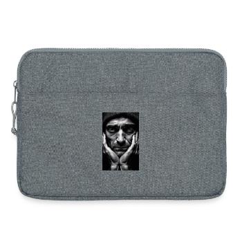 Thinking Guy - Laptop bag 15" - heather grey - Front