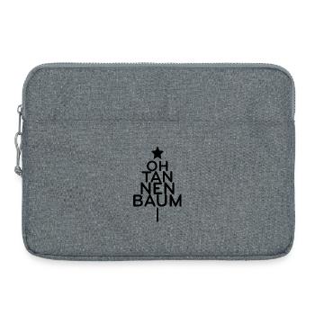 Oh Tannenbaum - Laptoptasche 15" - Grau meliert - Vorne