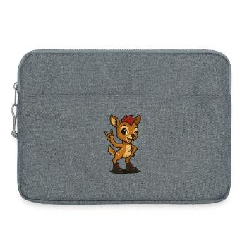 Punk Rock Fauve - Sacoche pour ordinateur portable 15 pouces - gris chiné - Devant