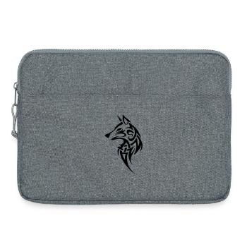 Wolf Tribal - Laptoptasche 15" - Grau meliert - Vorne