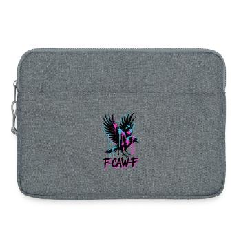 F-Caw-F Meme Crow - Sacoche pour ordinateur portable 15 pouces - gris chiné - Devant