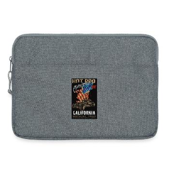 Hot Rod California Nostalgia Print - Sacoche pour ordinateur portable 15 pouces - gris chiné - Devant