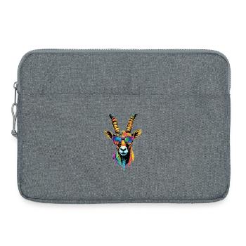 Capricorn Goat Alpine Ibex Capricorn Goats - Laptop bag 15" - heather grey - Front