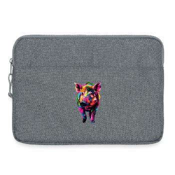 Wild boar Wild boar Wild boar Pig Hunter - Laptop bag 15" - heather grey - Front