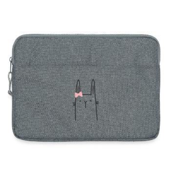 Bunny Girl Easter Bunny - Laptop bag 15" - heather grey - Front