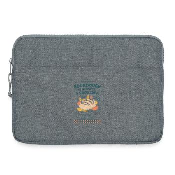 Sourdough Is Always A Good Idea Bread Baking Era - Laptop bag 15" - heather grey - Front