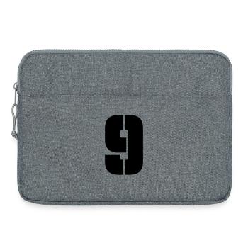 9 - Laptop bag 15" - heather grey - Front