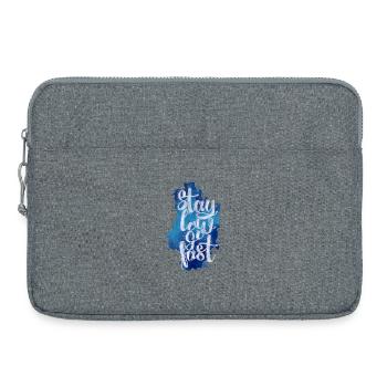 Stay low - Laptop bag 15" - heather grey - Front