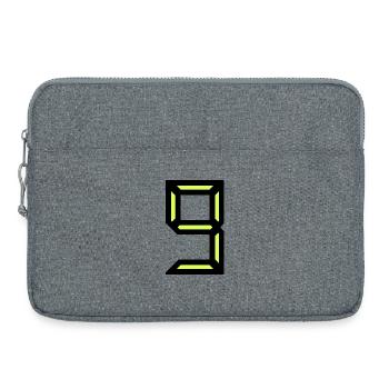9. BIRTHDAY. HAPPY BIRTHDAY - Laptop bag 15" - heather grey - Front
