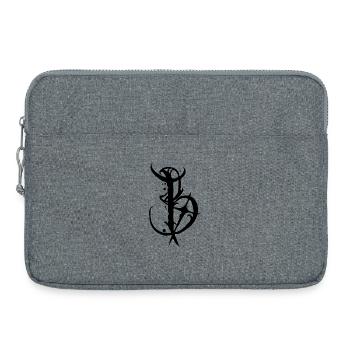 B - Laptop bag 15" - heather grey - Front