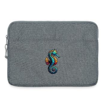 Seepferdchen - Laptoptasche 15" - Grau meliert - Vorne