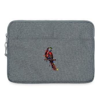 Perroquet, Oiseau, Animal De Compagnie, Amoureux Des Animaux, Animal, Jungle - Sacoche pour ordinateur portable 15 pouces - gris chiné - Devant