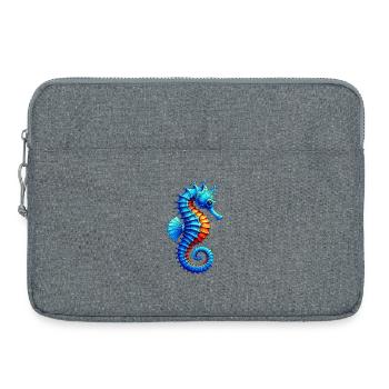 Seahorse - Laptop bag 15" - heather grey - Front